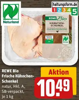 REWE REWE Bio Frische Hähnchen Schenkel Angebot