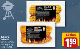 REWE Butcher's Grillmais Angebot