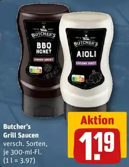 REWE Butcher's Grill Saucen Angebot