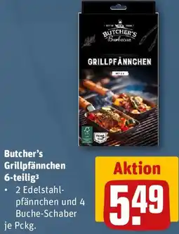 REWE Butcher's Grillpfännchen 6-teilig Angebot