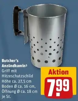 REWE Butcher's Anzündkamin Angebot