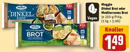 REWE Meggle Dinkel Brot oder Mediterranes Brot Angebot