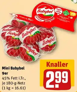 REWE Mini Babybel 9er Angebot