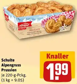 REWE Schulte Alpengruss Prussien Angebot