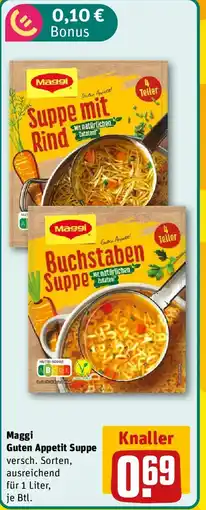 REWE Maggi Guten Appetit Suppe Angebot