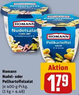 REWE Homann Nudel- oder Pellkartoffelsalat Angebot