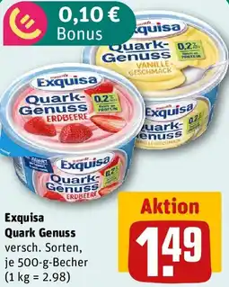 REWE Exquisa Quark Genuss Angebot