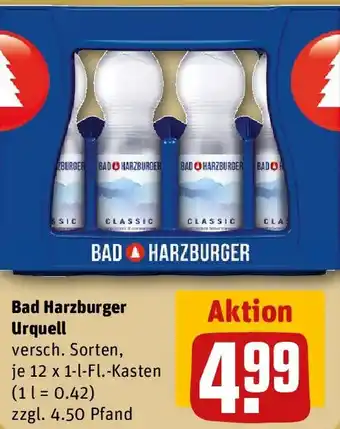 REWE Bad Harzburger Urquell Angebot