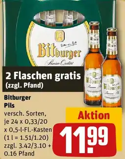 REWE Bitburger Pils Angebot