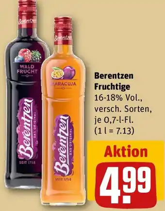 REWE Berentzen Fruchtige Angebot