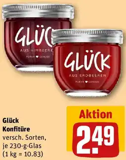 REWE Glück Konfitüre Angebot