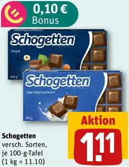 REWE Schogetten Angebot