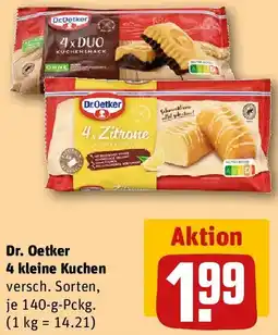 REWE Dr.Oetker 4 kleine Kuchen Angebot
