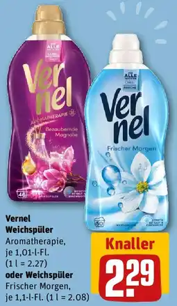 REWE Vernel Weichspüler oder Weichspüler Angebot