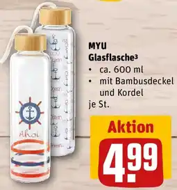REWE MYU Glasflasche Angebot