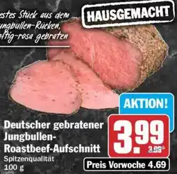 HIT Deutscher gebratener Jungbullen Roastbeef-Aufschnitt Angebot