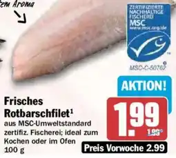 HIT Frisches Rotbarschfilet Angebot