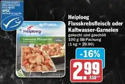 HIT Heiploeg Flusskrebsfleisch oder Kaltwasser-Garnelen Angebot