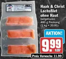 HIT Haak & Christ Lachsfilet ohne Haut Angebot