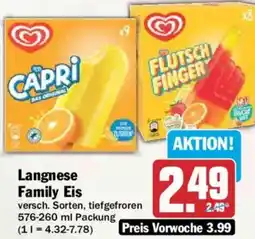 HIT Langnese Family Eis Angebot