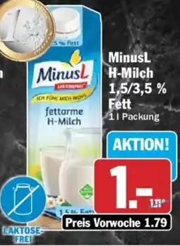 HIT MinusL H-Milch Angebot