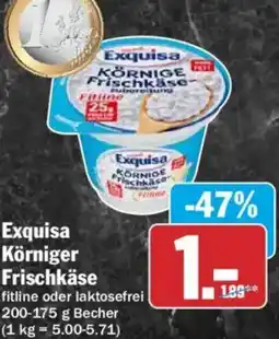 HIT Exquisa Körniger Frischkäse Angebot