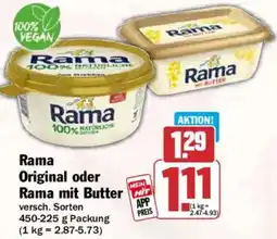 HIT Rama Original oder Rama mit Butter Angebot