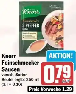 HIT Knorr Feinschmecker Saucen Angebot