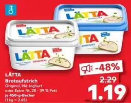 Kaufland LÄTTA Brotaufstrich Angebot