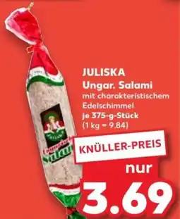 Kaufland JULISKA Ungar. Salami Angebot