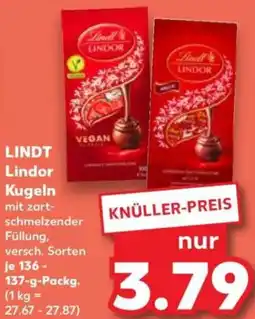 Kaufland LINDT Lindor Kugeln Angebot