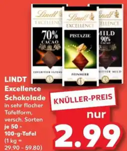 Kaufland LINDT Excellence Schokolade Angebot