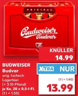 Kaufland BUDWEISER Budvar Angebot