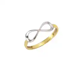 Netto Marken-Discount Celesta Gold, F Ring Gold 375 zweifarbig mit Unendlichkeits-Motiv Angebot