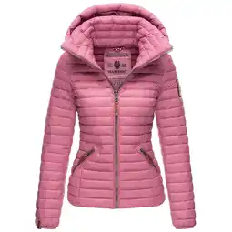 Netto Marken-Discount MARIKOO Damen Stylische Steppjacke Übergangsjacke mit abnehmbarer Kapuze Löwenbaby Angebot