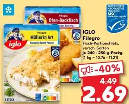 Kaufland IGLO Filegro Angebot