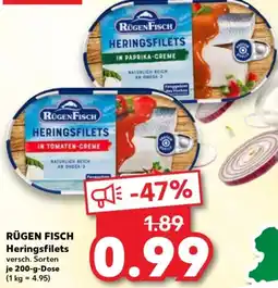 Kaufland RÜGEN FISCH Heringsfilets Angebot