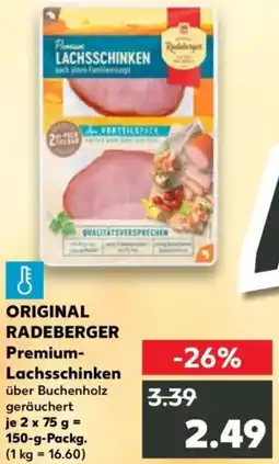 Kaufland ORIGINAL RADEBERGER Premium Lachsschinken Angebot
