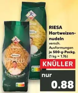 Kaufland RIESA Hartweizennudeln Angebot