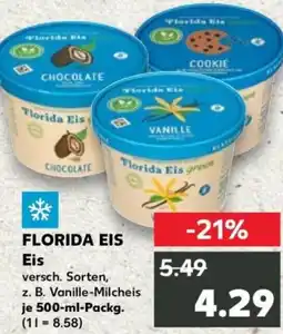Kaufland FLORIDA EIS Eis Angebot