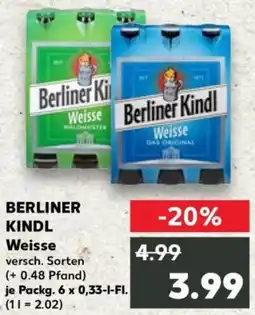 Kaufland BERLINER KINDL Weisse Angebot