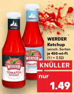 Kaufland WERDER Ketchup Angebot