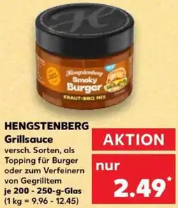 Kaufland HENGSTENBERG Grillsauce Angebot