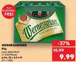 Kaufland WERNESGRÜNER Pils Angebot