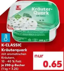 Kaufland K-CLASSIC Kräuterquark Angebot