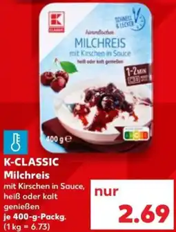 Kaufland K-CLASSIC Milchreis Angebot
