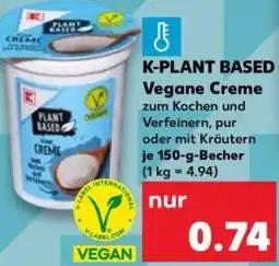 Kaufland K-PLANT BASED Vegane Creme Angebot