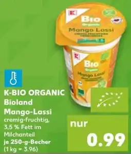 Kaufland K-BIO ORGANIC Bioland Mango-Lassi Angebot