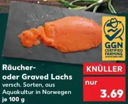 Kaufland Räucher oder Graved Lachs Angebot