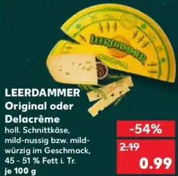 Kaufland LEERDAMMER Original oder Delacrème Angebot